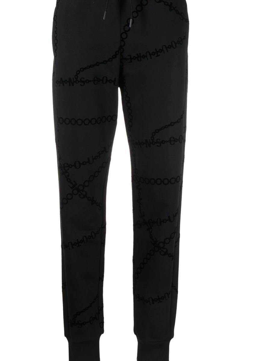 Affordable Couture cotton track Versace chain-print pants Jeans Women 0729